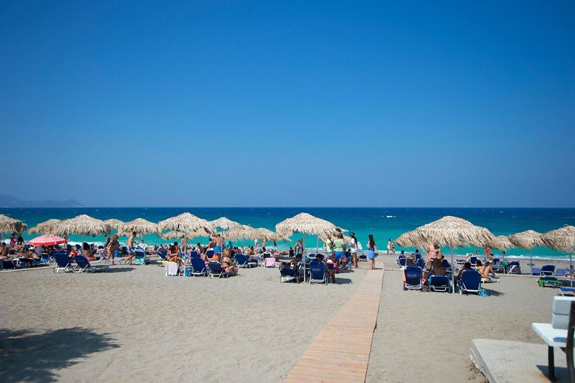 Blue Dream Seaside Villa With Superb Sea Views Kymi Bagian luar foto