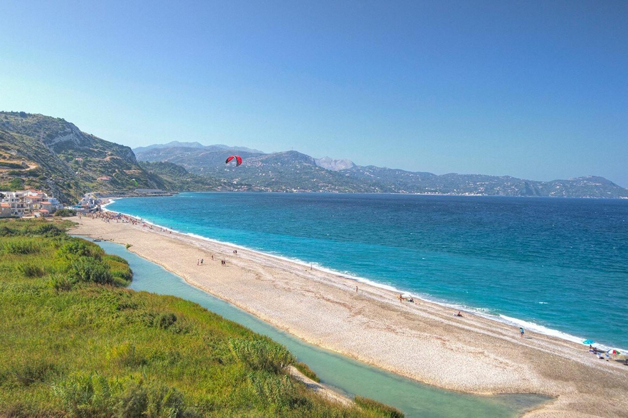Blue Dream Seaside Villa With Superb Sea Views Kymi Bagian luar foto